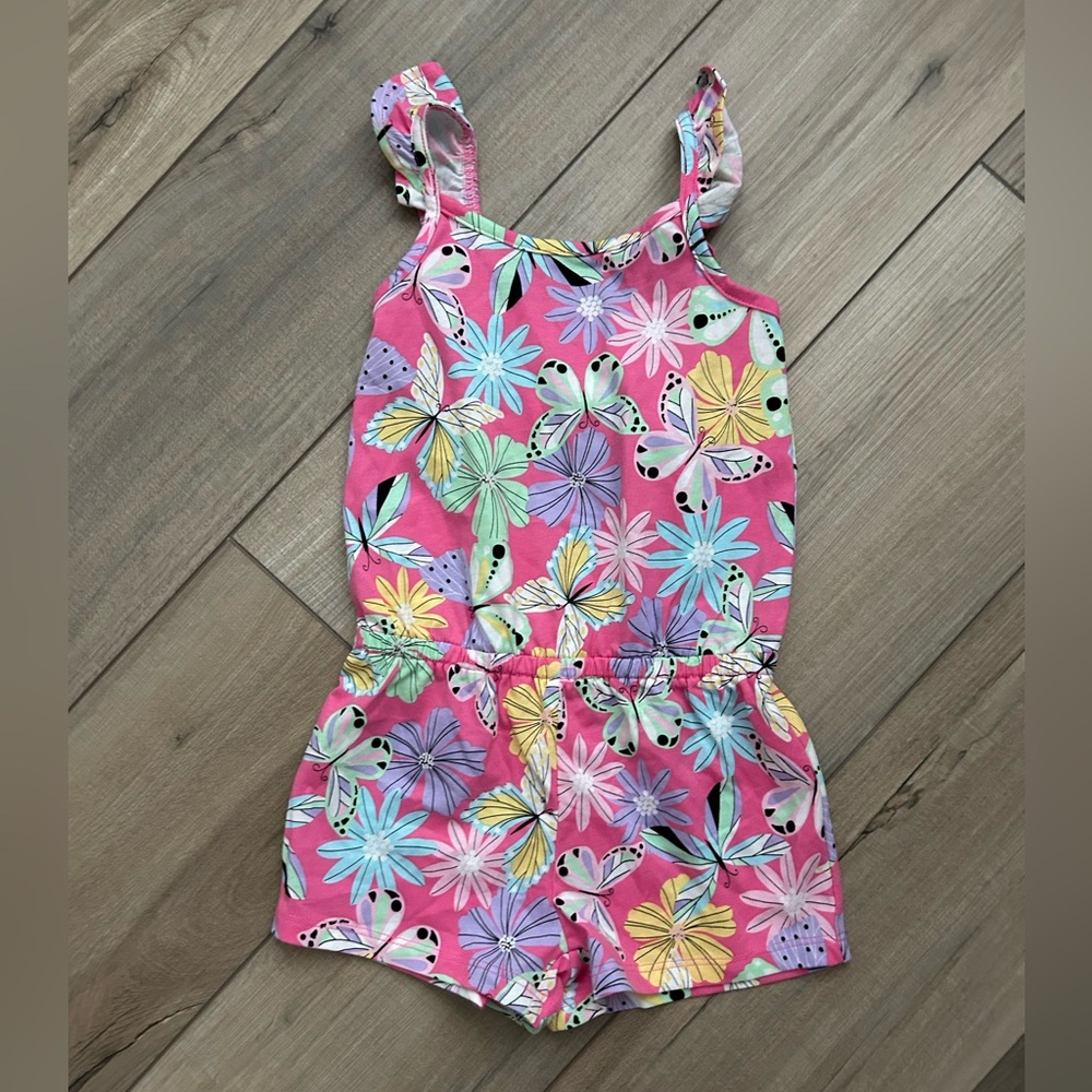 NWT Girls Pink Romper The Children’s Place - Size 4 (XS)